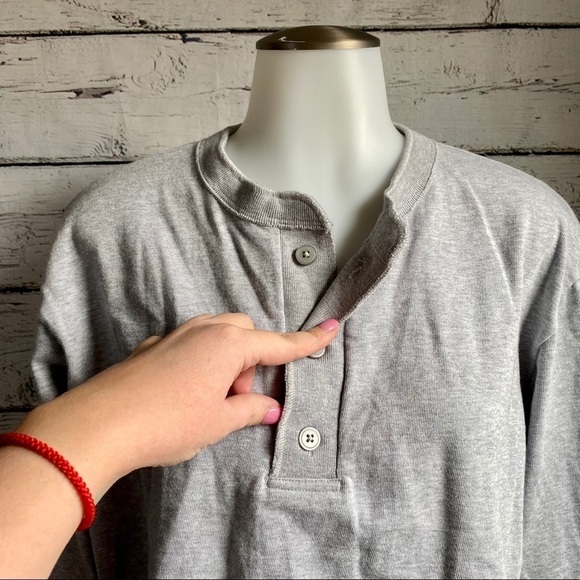 John Galt gray crop top sweater - Picture 3 of 5